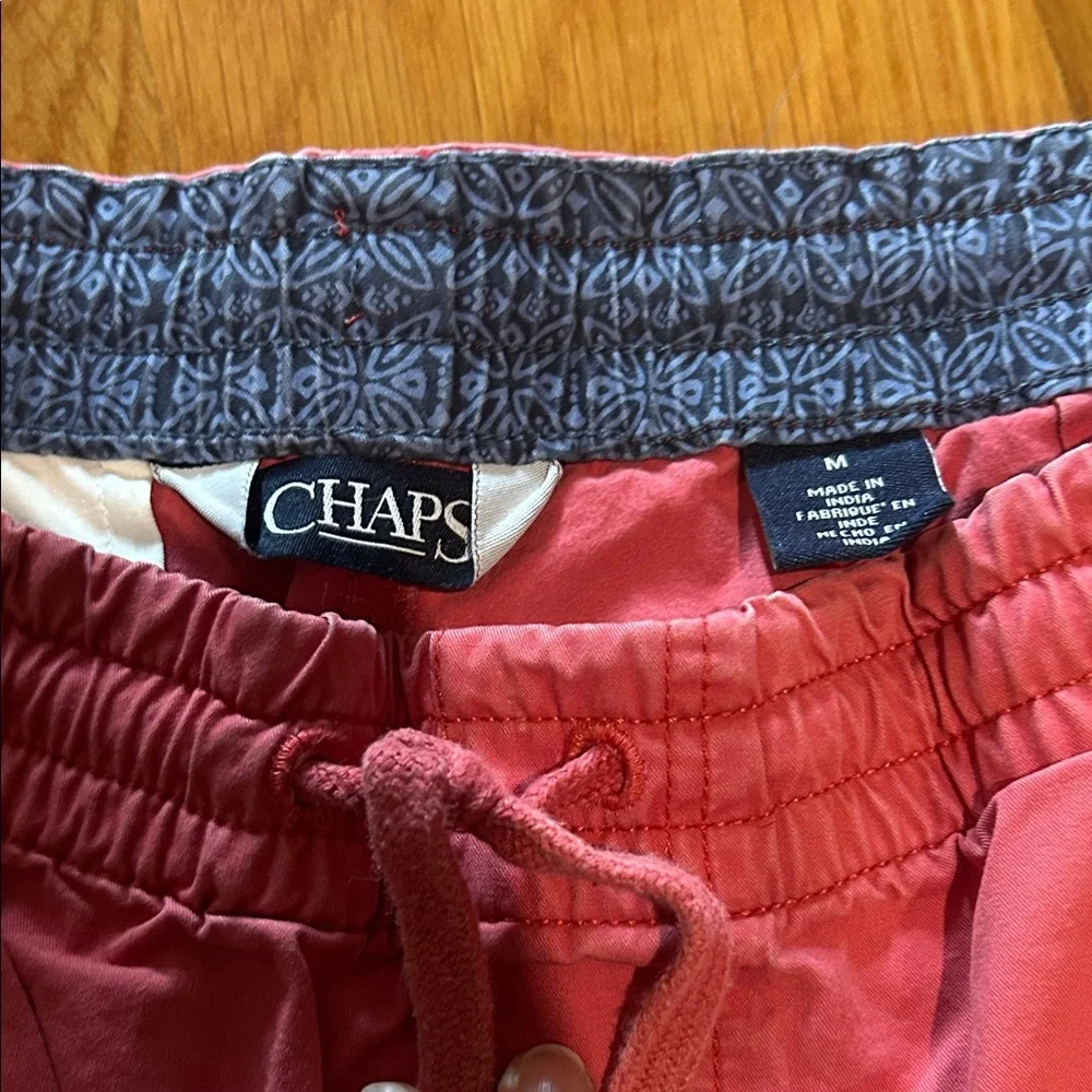 Chaps Pink Swim Trunks for Men - Picture 2 of 2
